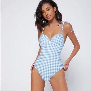 Gingham One Piece